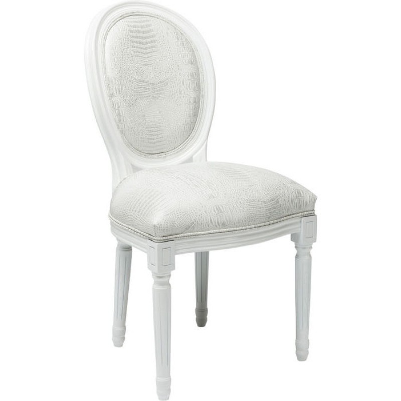 Chair Gastro Louis White Croco